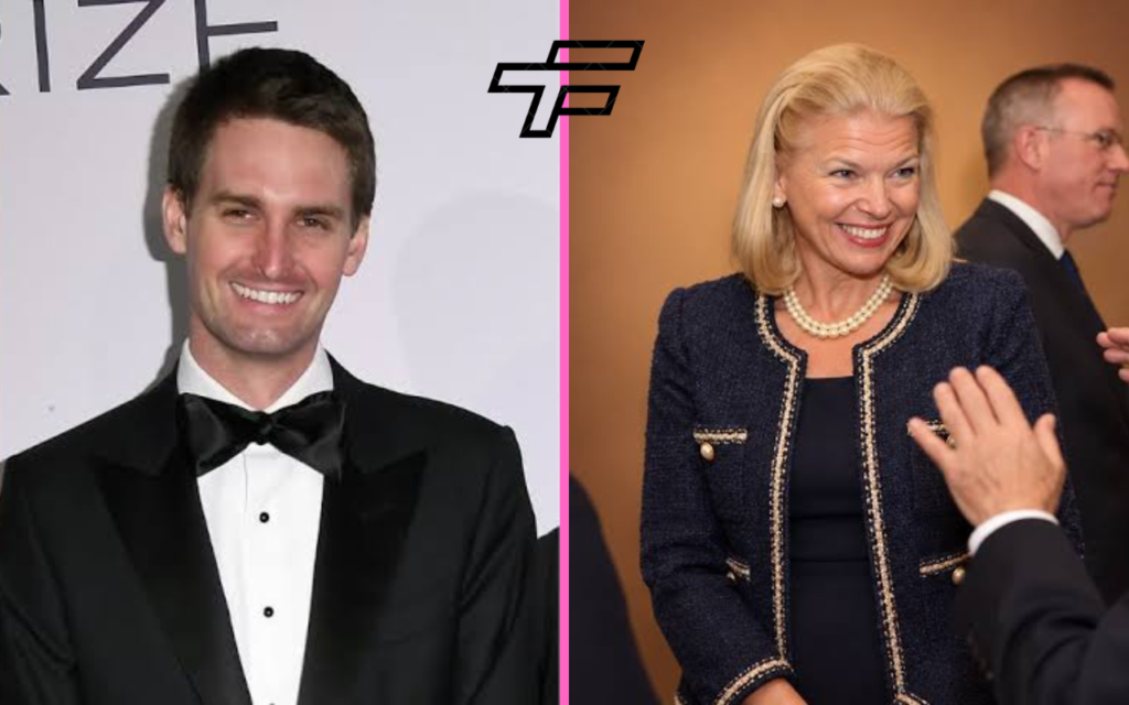 ginni rometty and evan spiegel