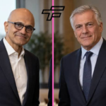 Satya Nadella and Michel Vounatsos