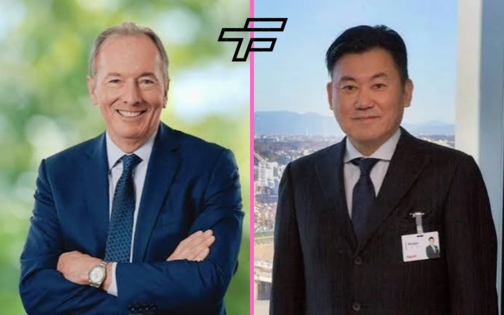 hiroshi mikitani and james gorman